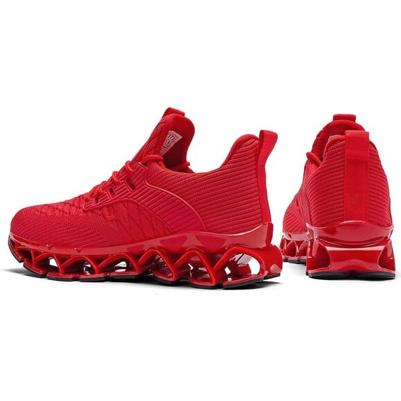 Men\'s Red Casual Fashion Comfortable Non Slip Sport Trainer Athletic Shoes main image 7